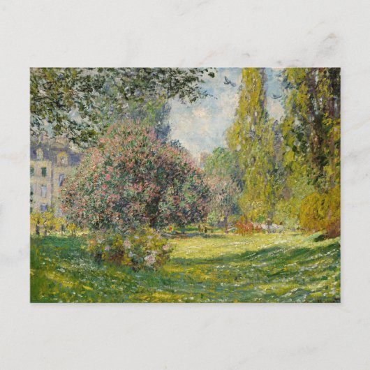 Der Parc Monceau - Claude Monet Postkarte (Vorderseite)
