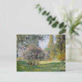 Der Parc Monceau - Claude Monet Postkarte (Stehend Vorderseite)