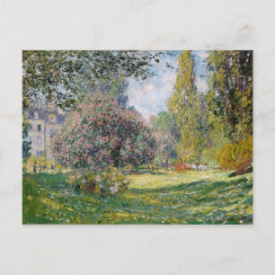 Der Parc Monceau - Claude Monet Postkarte