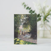 Der Parc Monceau - Claude Monet Postkarte (Stehend Vorderseite)