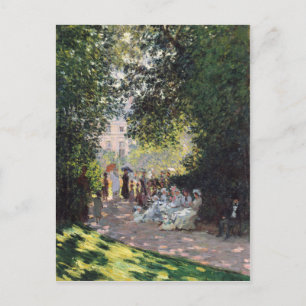 Der Parc Monceau - Claude Monet Postkarte