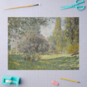 Der Parc Monceau - Claude Monet Seidenpapier (Basteln)
