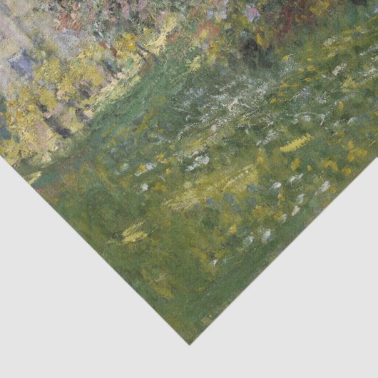 Der Parc Monceau - Claude Monet Seidenpapier (Detail)