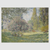 Der Parc Monceau - Claude Monet Seidenpapier (Vorderseite)