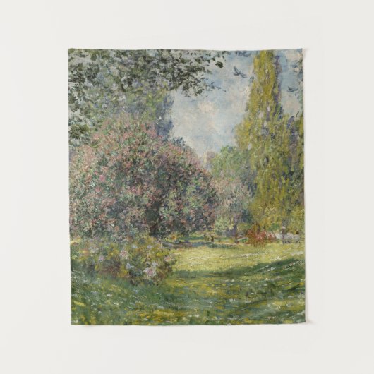 Der Parc Monceau - Claude Monet Wandteppich (Vorderseite)