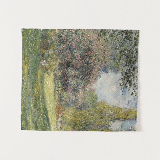 Der Parc Monceau - Claude Monet Wandteppich (Vorderseite (Horizontal))