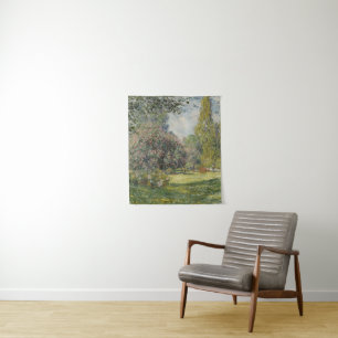 Der Parc Monceau - Claude Monet Wandteppich