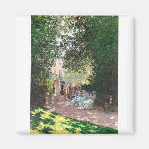 Der Parc Monseau von Claude Monet Magnet