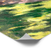 Der Parc Monseau von Claude Monet Poster (Ecke)