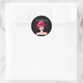 Der Pariser Aufkleber (Schwarz (Tasche)
