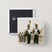 Der Pariser Municipale Schutz Button (Vorne & Hinten)