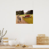 Der Park des Caillebotte-Anwesens, Poster (Küche)