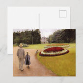 Der Park des Caillebotte-Anwesens, Postkarte (Vorne/Hinten)