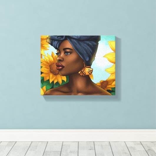 Der Park in ihrem Auge stieß Leinwand drucksvoll (Insitu (Holzboden))