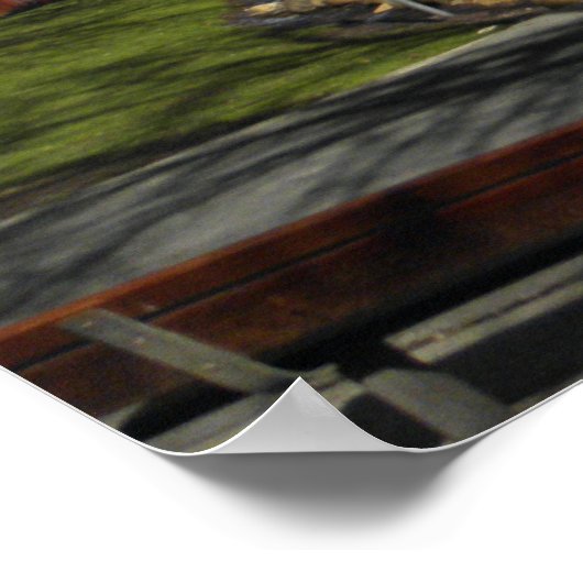 Der Park nach dem Sturm Poster (Ecke)