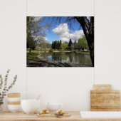 Der Park nach dem Sturm Poster (Küche)