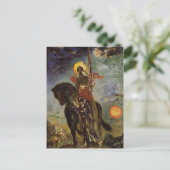 Der Park und der Engel des Todes von Gustave Morea Postkarte (Stehend Vorderseite)