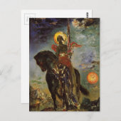 Der Park und der Engel des Todes von Gustave Morea Postkarte (Vorne/Hinten)