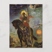 Der Park und der Engel des Todes von Gustave Morea Postkarte (Vorderseite)