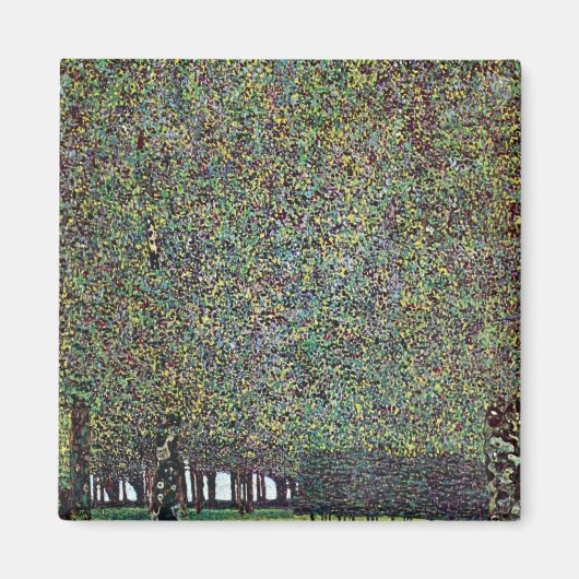 Der Park von Gustav Klimt Magnet (Vorne)