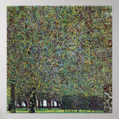 Der Park von Gustav Klimt Poster (Vorne)