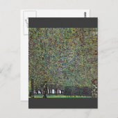 Der Park von Gustav Klimt Postkarte (Vorne/Hinten)