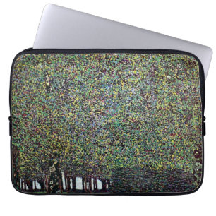 Der Park von Gustav Klimt, Vintage Art Nouveau Laptopschutzhülle