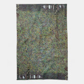 Der Park von Gustav Klimt, Vintager Jugendstil Geschirrtuch (Vertikal)