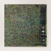 Der Park von Gustav Klimt, Vintager Jugendstil Puzzle (Vertikal)