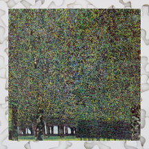 Der Park von Gustav Klimt, Vintager Jugendstil