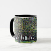 Der Park von Gustav Klimt, Vintager Jugendstil Tasse (Vorderseite Links)