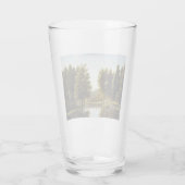 Der Park von Mortefontaine (von Bidaud) Glas (Rückseite)