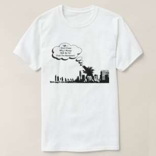 Der Parkplatz ist monströs - ein MisterP-Shirt T-Shirt