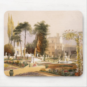 Der Parterre in den Gärten bei Wilton, der Sitz Mousepad