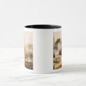 Der Parterre in den Gärten bei Wilton, der Sitz Tasse (Zentrum)