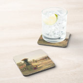 Der Parterre, Trentham Hall arbeitet, Kneipe im Untersetzer (Rechte Seite)