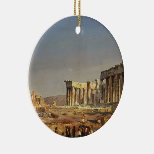 Der Parthenon, 1863 Keramik Ornament (Rechts)