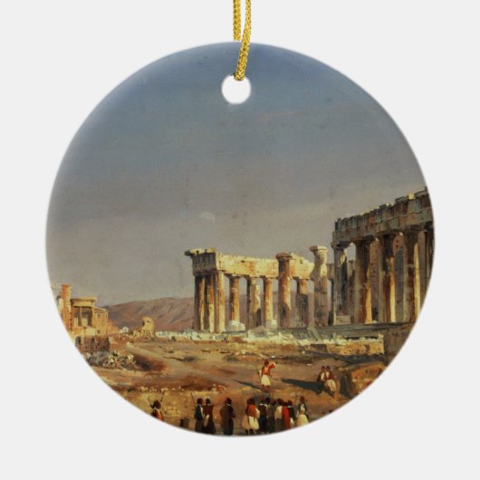 Der Parthenon, 1863 Keramik Ornament (Vorne)