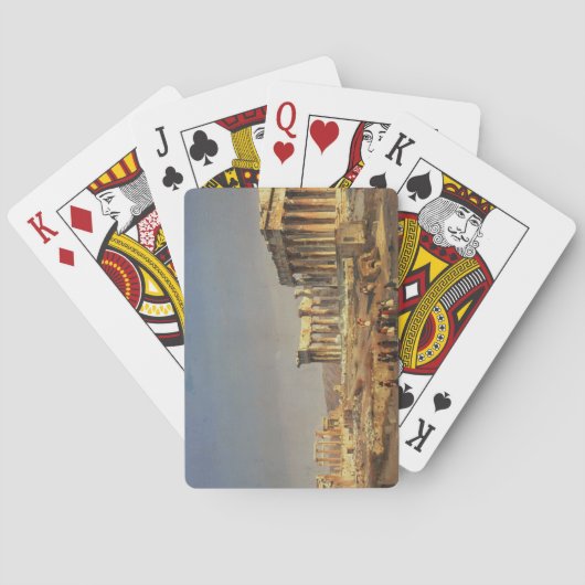Der Parthenon, 1863 Spielkarten (Rückseite)