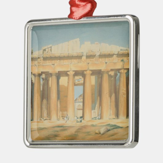 Der Parthenon, Athen, 1810-37 Silbernes Ornament (Links)