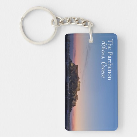 Der Parthenon Athen Griechenland Souvenir Schlüsse Schlüsselanhänger (Vorderseite)