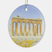 Der Parthenon, c.1834 (w/c über Bleistift auf Keramik Ornament (Links)