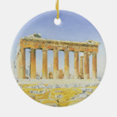 Der Parthenon, c.1834 (w/c über Bleistift auf Keramik Ornament (Hinten)