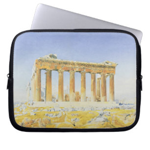 Der Parthenon, c.1834 (w/c über Bleistift auf Laptopschutzhülle