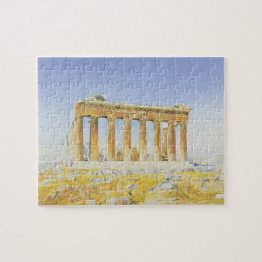 Der Parthenon, c.1834 (w/c über Bleistift auf Puzzle (Horizontal)