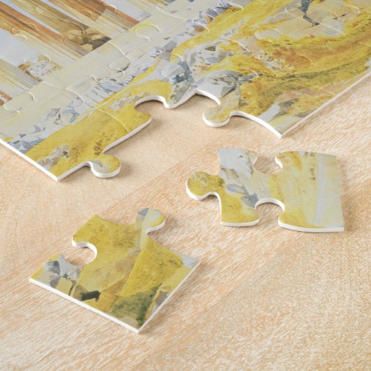 Der Parthenon, c.1834 (w/c über Bleistift auf Puzzle (Seite)