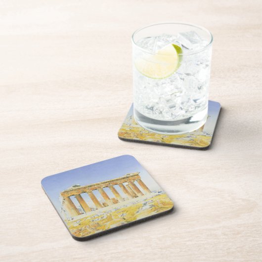 Der Parthenon, c.1834 (w/c über Bleistift auf Untersetzer (Rechte Seite)