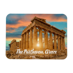 Der Parthenon Griechenland stilisiert Magnet