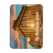 Der Parthenon Griechenland stilisiert Magnet (Vertikal)