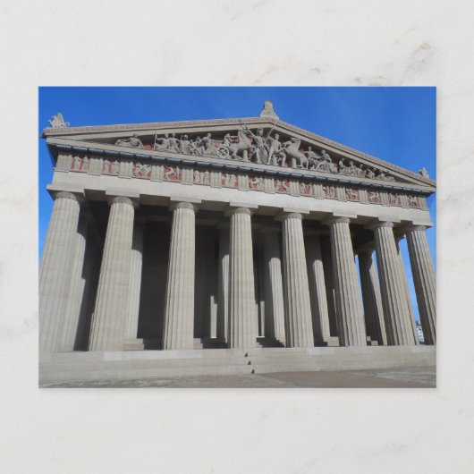 Der Parthenon, Nashville Postkarte (Vorderseite)